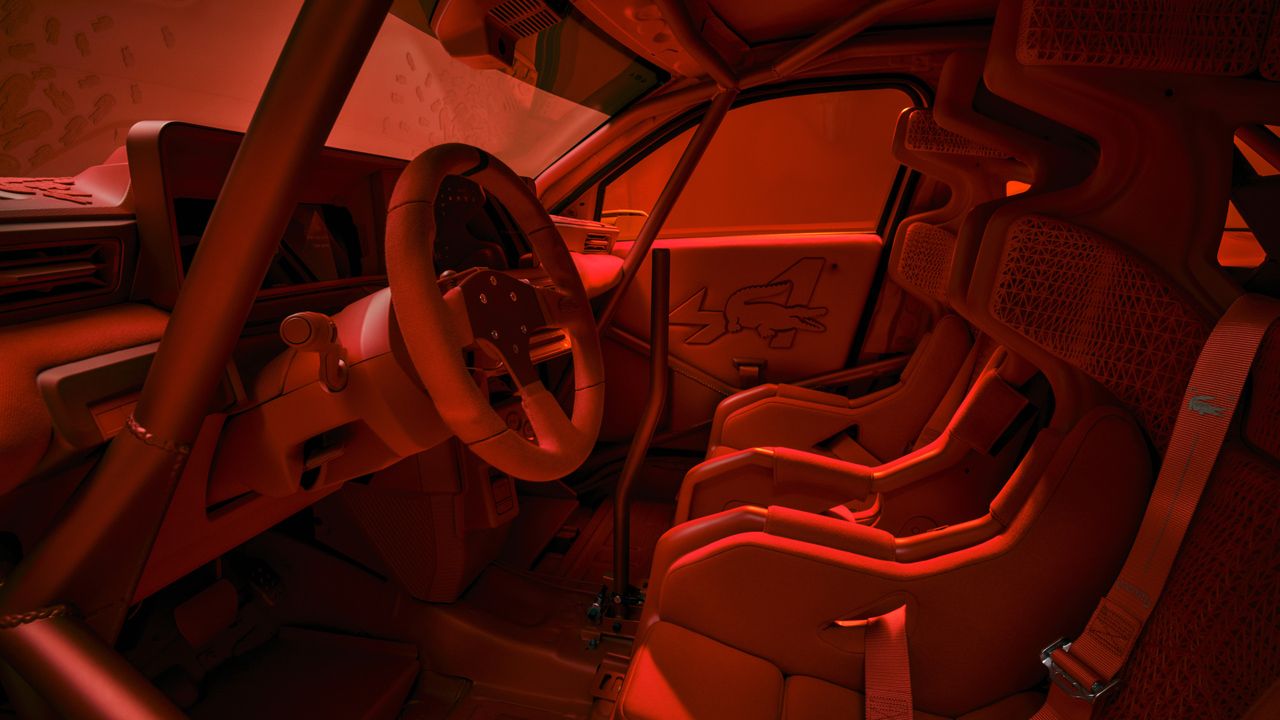 Interior details, Beware of the Crocodile - Alpine Lacoste A290 Rallye