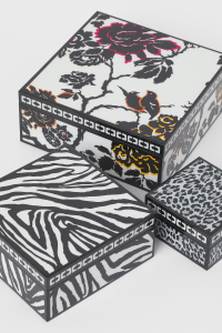 Animal-patterned Box with Lid $34.99