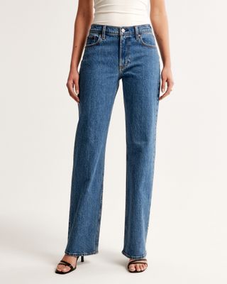 abercrombie, Low Rise Baggy Jeans