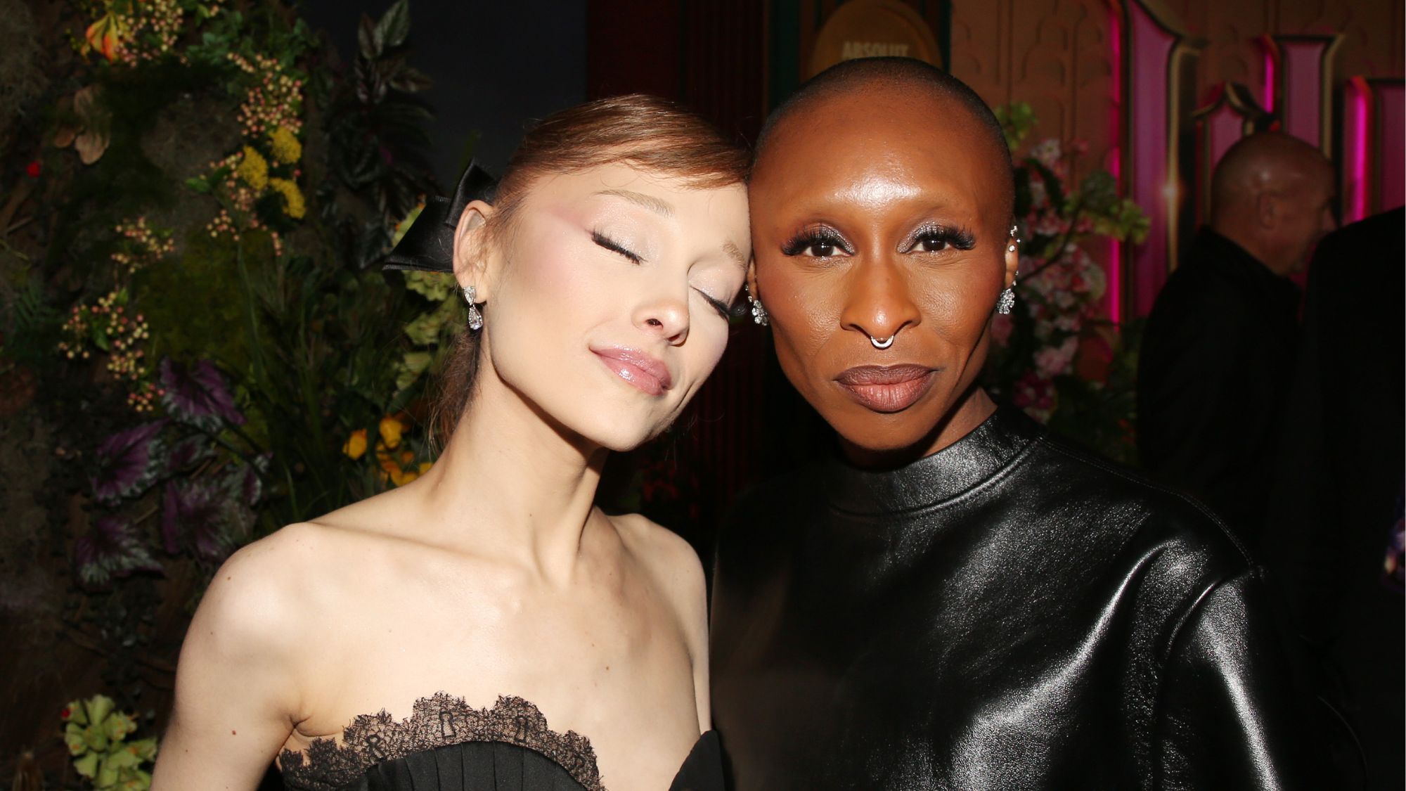 Ariana Grande and Cynthia Erivo attend the 'Wicked: For Good' New York premiere