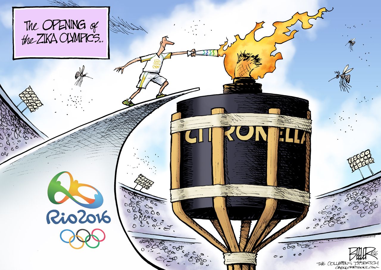 Editorial cartoon U.S. Rio Olympics