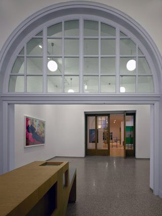 The foyer of the Whitechapel Gallery