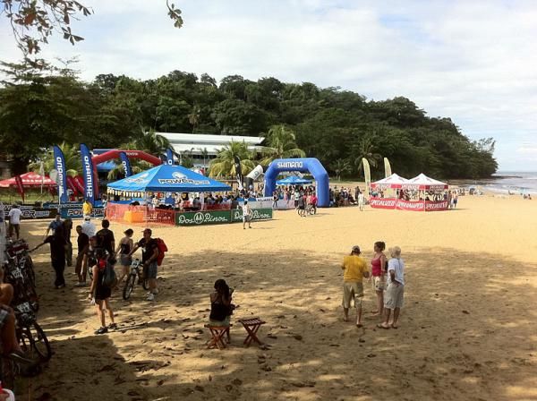 Stage 4 ends on the beach