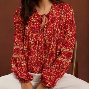 Mint Velvet Floral Boho Blouse