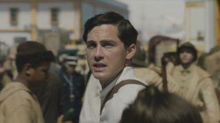 Logan Lerman as Addy in We Were the Lucky Ones