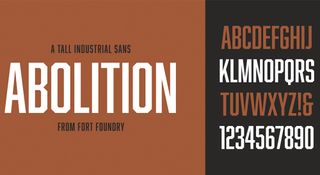 Abolition, one of the best Adobe fonts