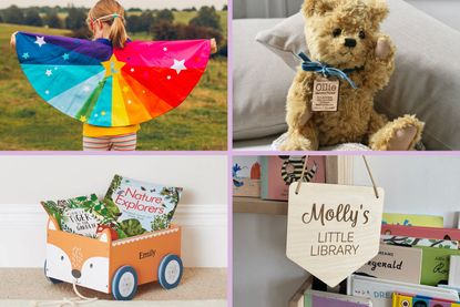 Personalized baby gifts from Not on The High Street, Etsy, and Great Little Trading Company