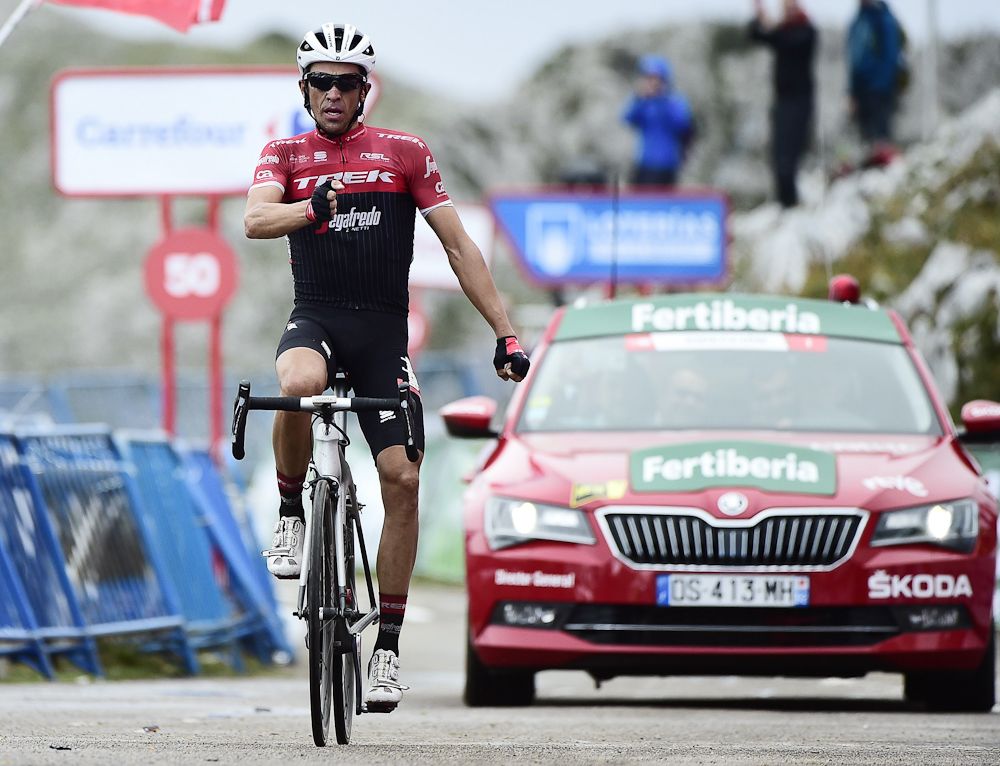 Alberto Contador wins stage 20 at the Vuelta a Espana
