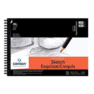 Product shot of one of the best sketchbooks, Canson