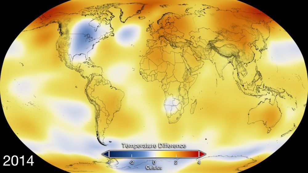 2014 Temperature Anomalies