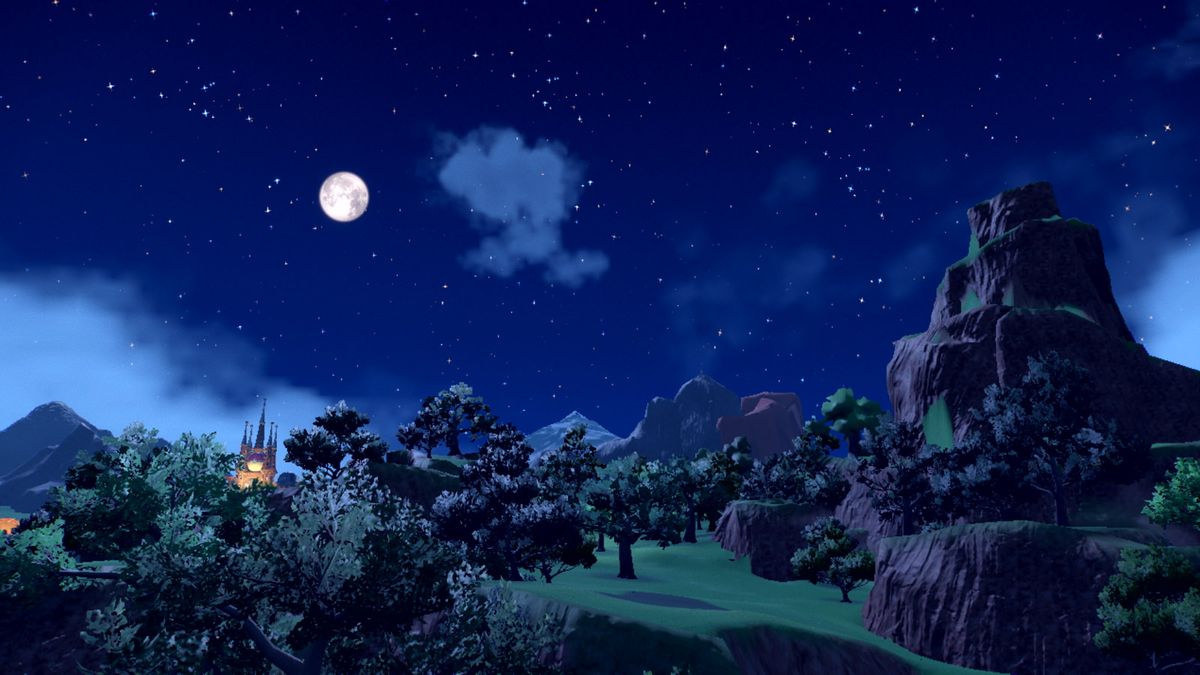 Official screeshots of environments from Pokemon Scarlet and Violet