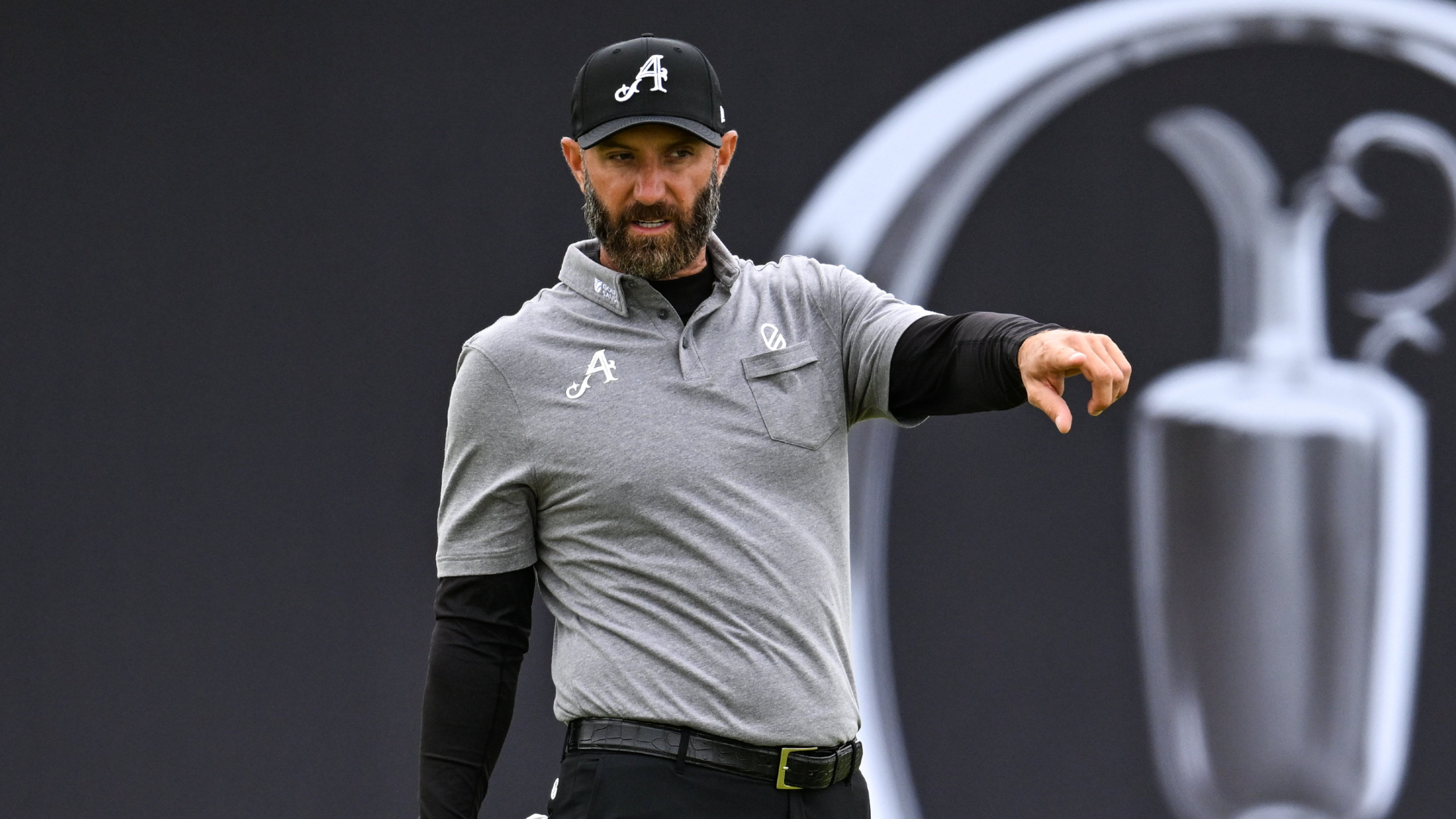 Dustin Johnson at The Open
