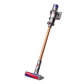 A Dyson Cyclone V10 Absolute on a white background