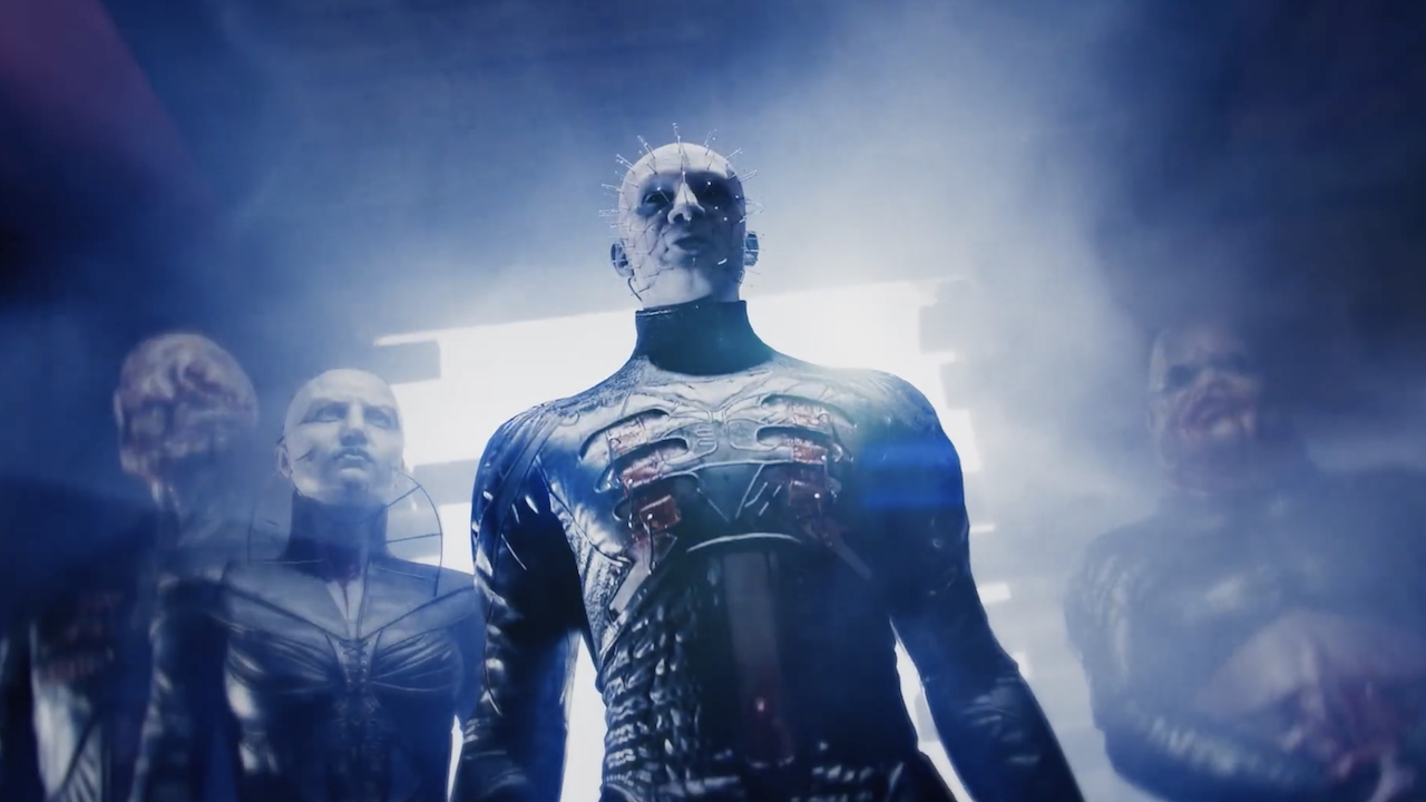 Pinhead and other cenobites in Hellraiser: Revival video game