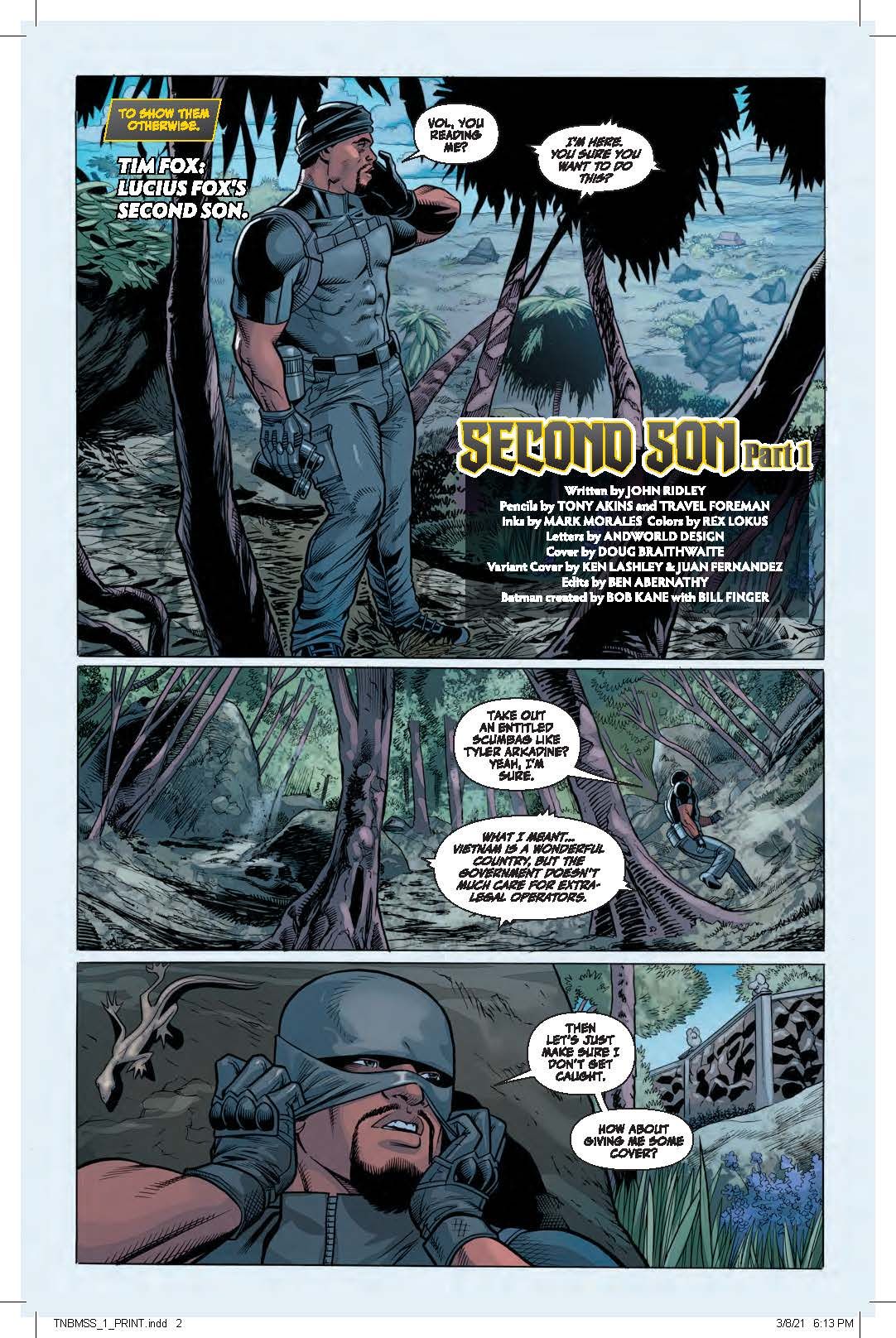 Next Batman: Second Son #1