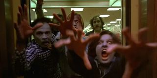 Dawn of the Dead zombies flood the elevator