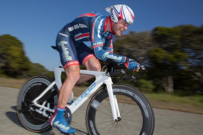 Cash Call Mortgage rider Mike Olheiser was the team's top finisher in third, 15 seconds off the winning time, and moved up to fifth in GC.
