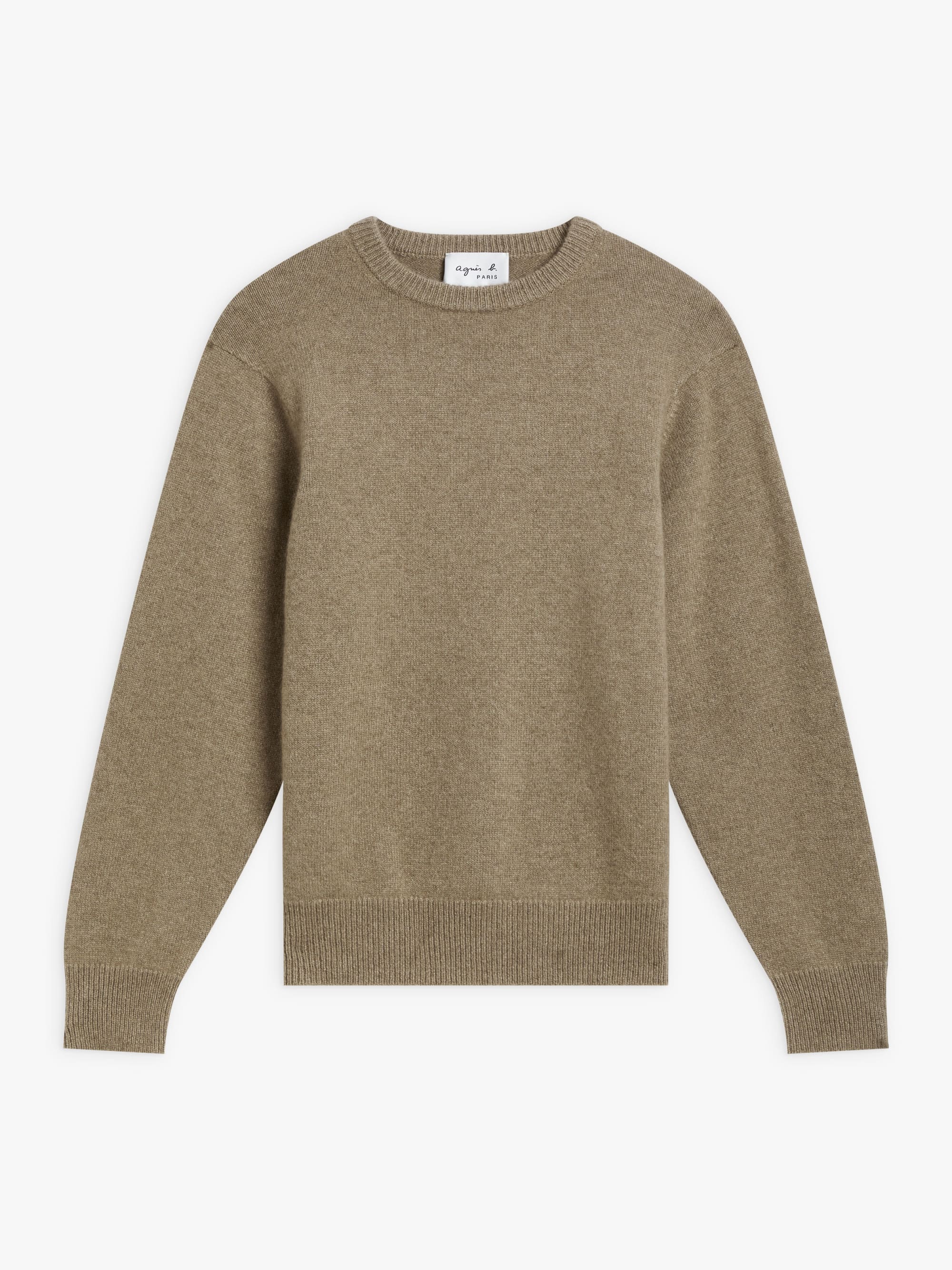 Brown Cashmere Ab Sweater