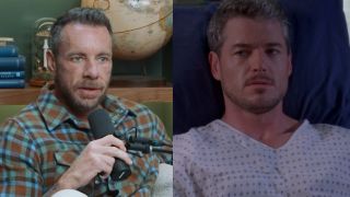 Shepard on Armchair Expert and Dane in Grey's Anatomy side by side. 