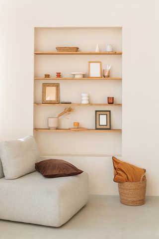 A minimalist living room