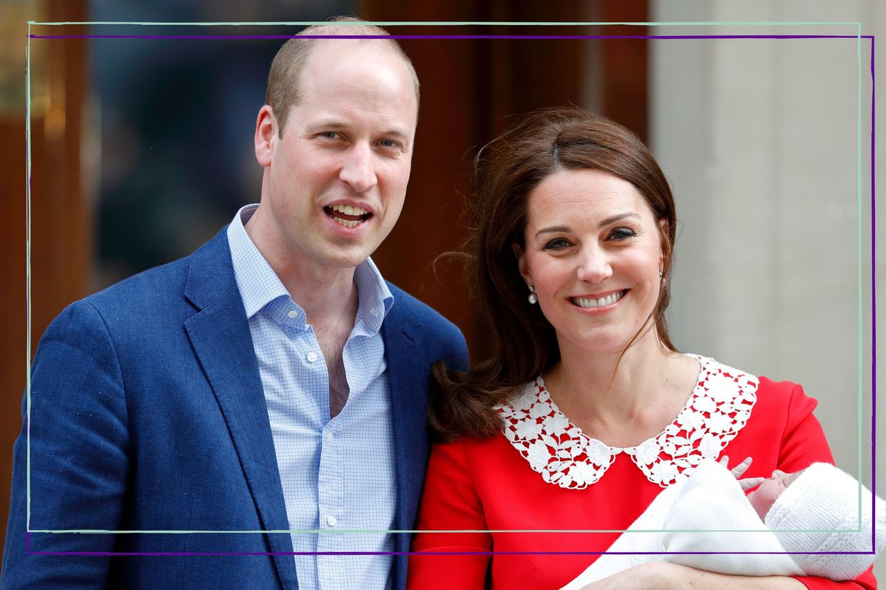 Prince William, Kate Middleton and Prince Louis