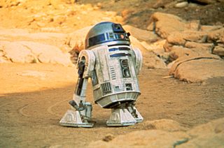 R2-D2 in the original 'Star Wars: A New Hope' movie.