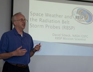 David Sibeck at the Space Weather Center