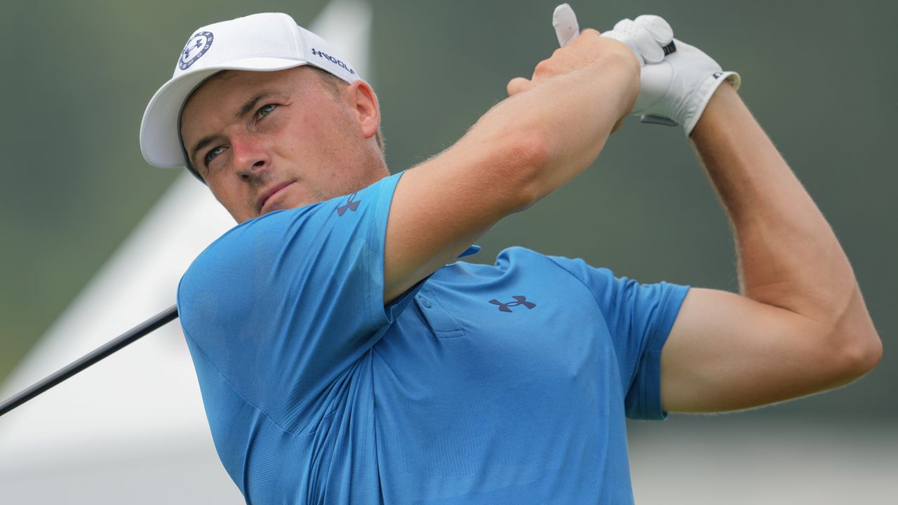 Jordan Spieth during the Tour Championship at East Lake