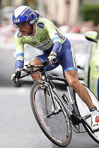 Danilo di Luca (Liquigas) nears the end