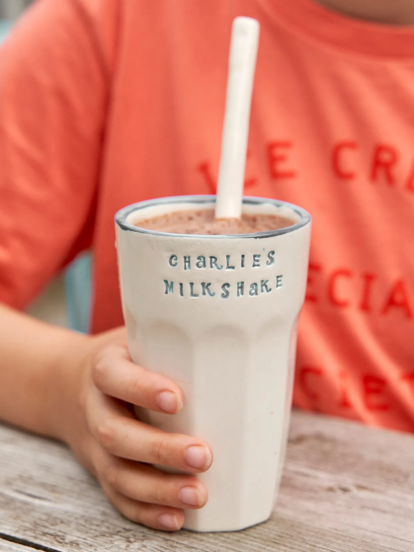 Personalised Ceramic Milkshake Tumbler (january Delivery)
