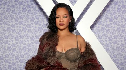 Rihanna attends the Savage X Fenty Celebration of Lavish Lace Debut at Nordstrom Century City on October 10, 2024 in Los Angeles, California.