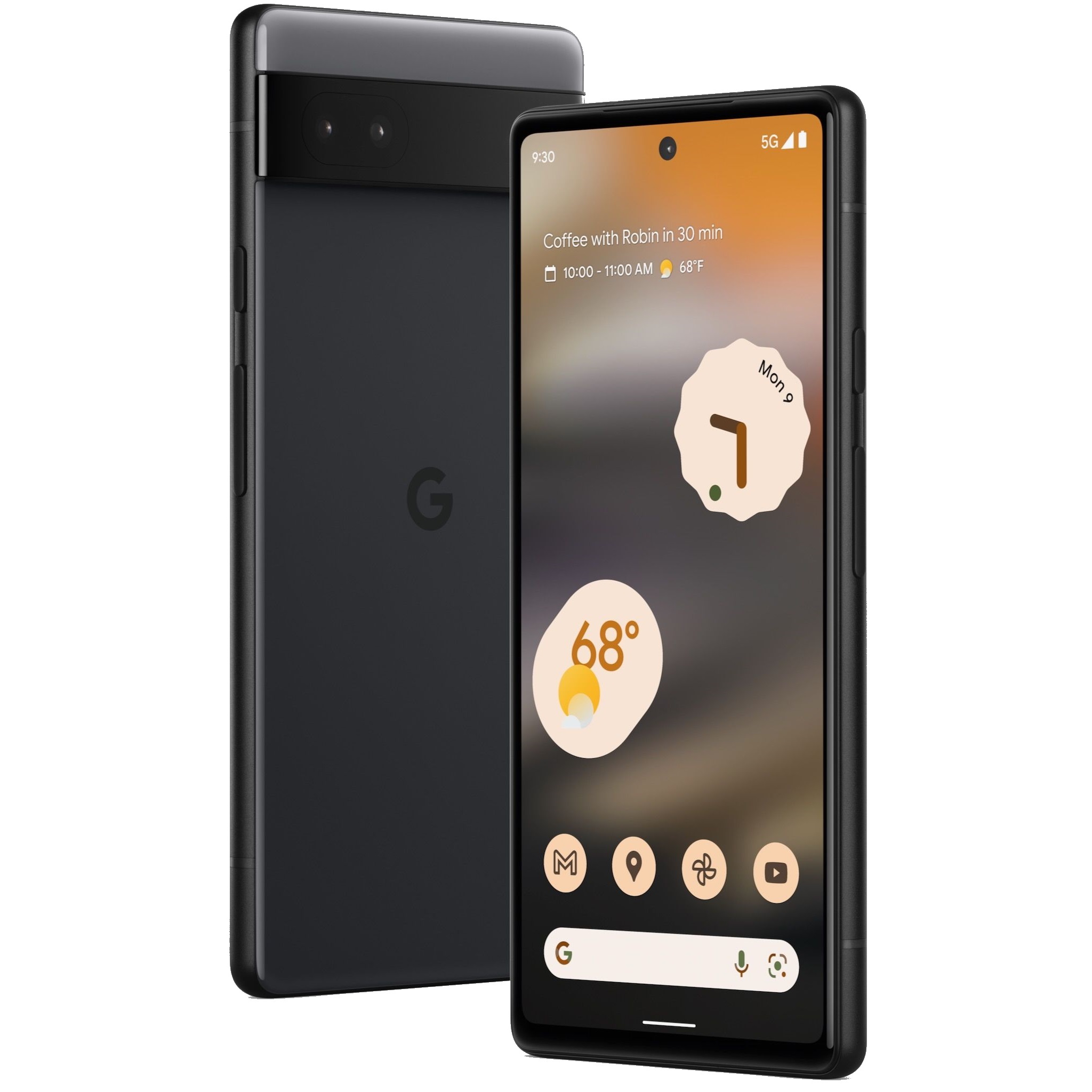 Google Pixel 6a em carvão