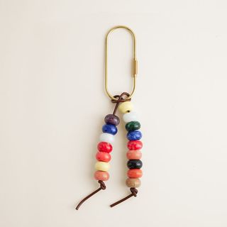 Multi-Color Beads Bag Charm