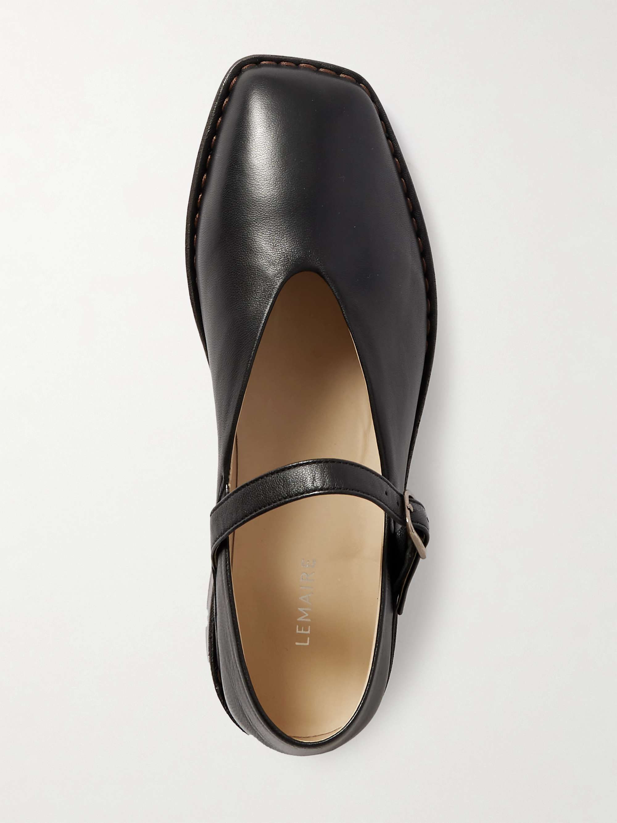 Leather Ballet Flats