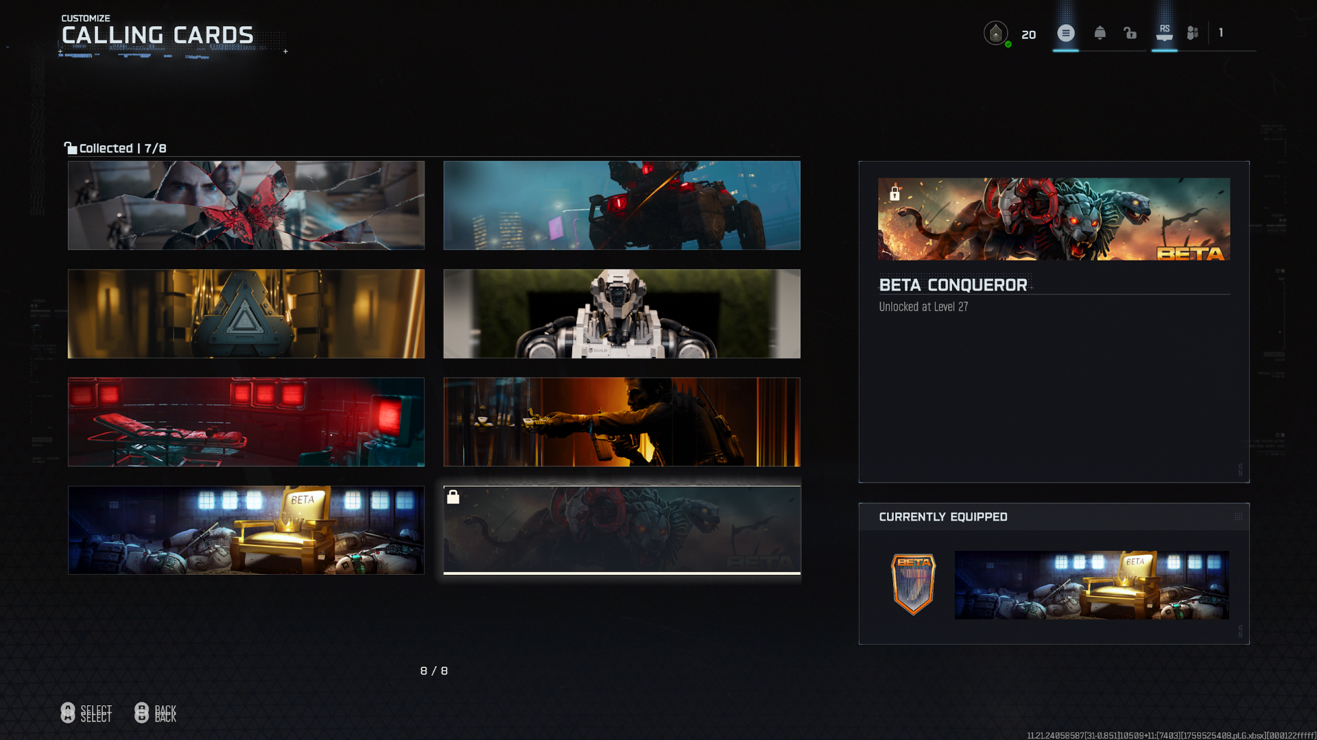 In-game rewards from the Call of Duty: Black Ops 7 beta