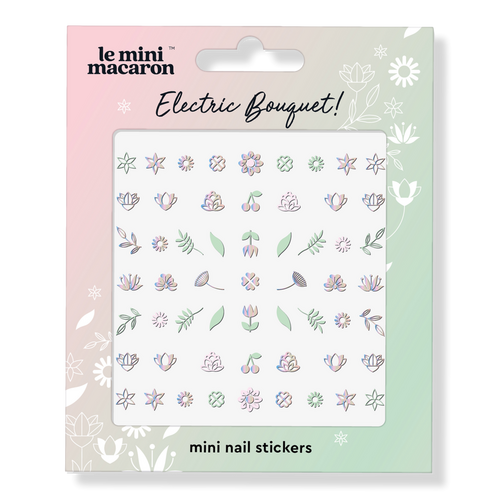 Mini Nail Stickers - Electric Bouquet Edition