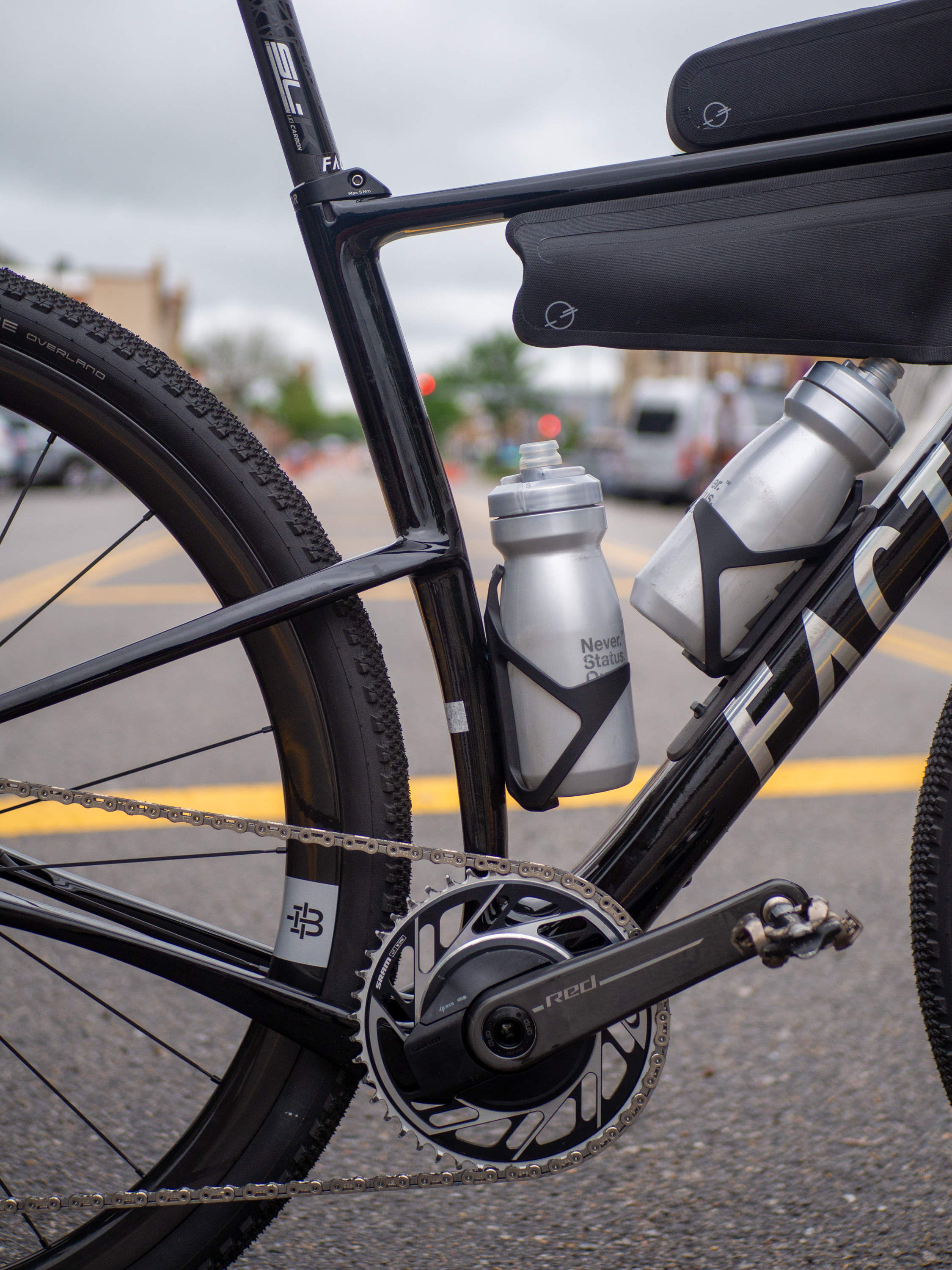 Up close images of a new Factor gravel bike