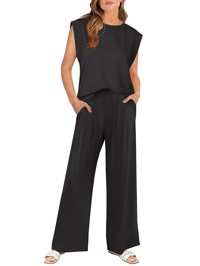 ANRABESS, Anrabess Two Piece Loungewear Set