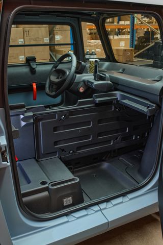 Citroën Ami cargo variant interior