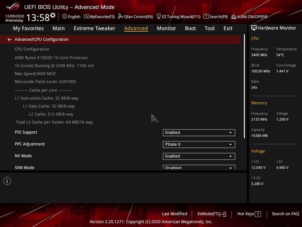 Asus ROG Crosshair VIII Dark Hero