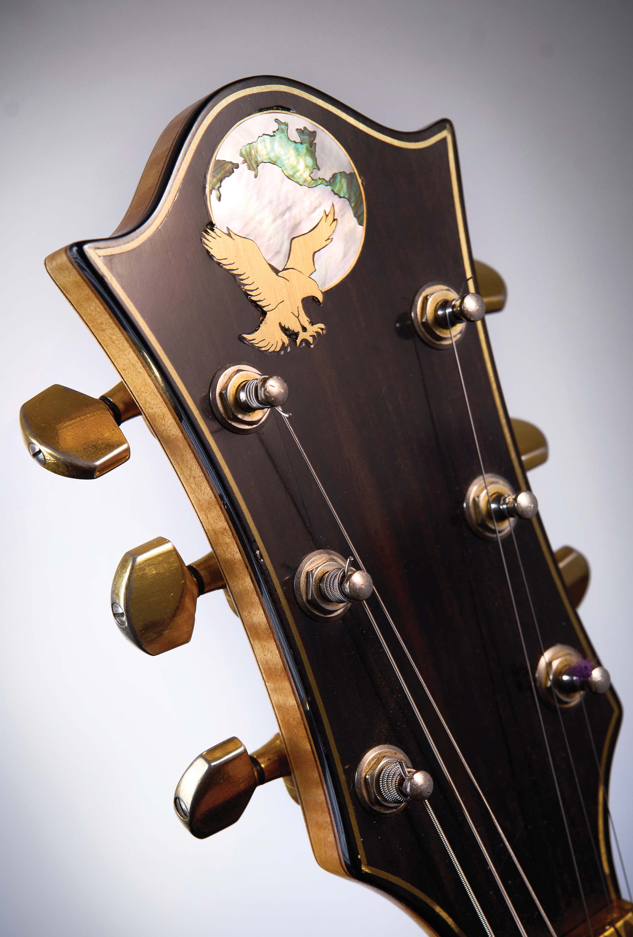 Jerry Garcia's Tiger guitar, photographed as part of the Jim Irsay Collection, which heads to auction in March 2026.