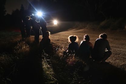 Border patrol on the U.S.-Mexico border.