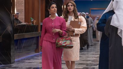 The Exchange true story explained. Seen here are Farida and Munira in the Netflix show