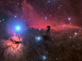 The Horsehead and Flame Nebula astronomy photogrpahers