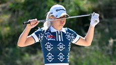 Charley Hull collapsed at the Evian Championship