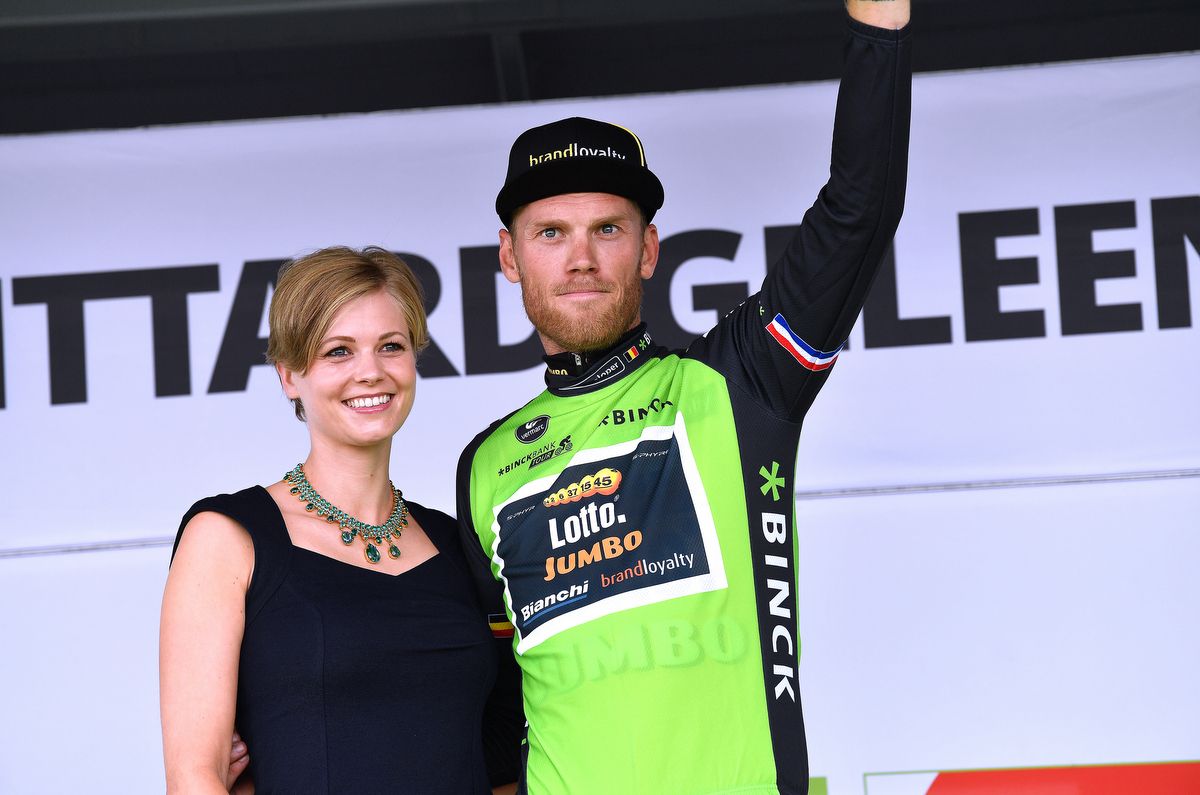 Race leader Lars Boom (LottoNL-Jumbo)