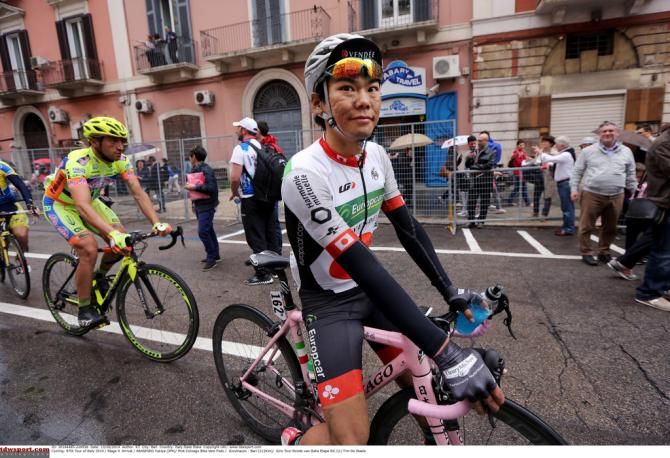 Yukiya Arashiro post-race