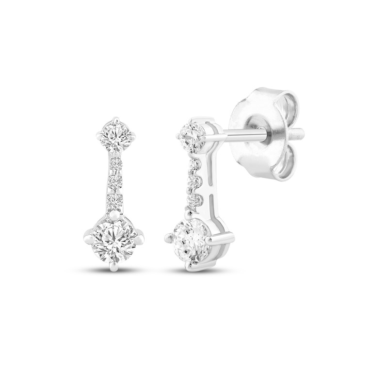 kay, Milestones Diamond Drop Earrings 1/4 Ct Tw Sterling Silver