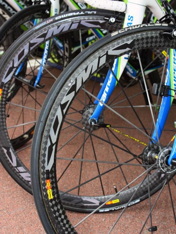 Mavic's Cosmic Carbon Ultimate wheels are impressively versatile being extremely lightweight and moderately aero.