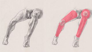 how to draw legs - leg sketches 